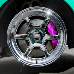 【SALE】ROKU クローム 18x9.5+22 114.3x5 4本